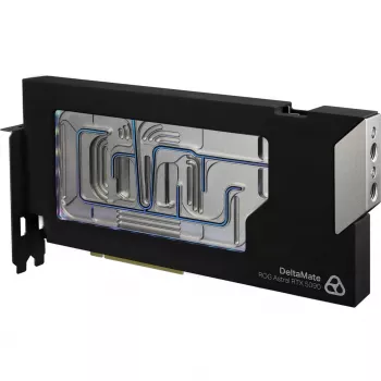 Thermal Grizzly DeltaMate vodný blok GPU pre ROG Astral RTX 5090, čierno-strieborný