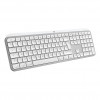 Logitech Master Series MX Keys S for Mac 920-011628 klávesnica, švajčiarske rozloženie (CH), svetlosivá
