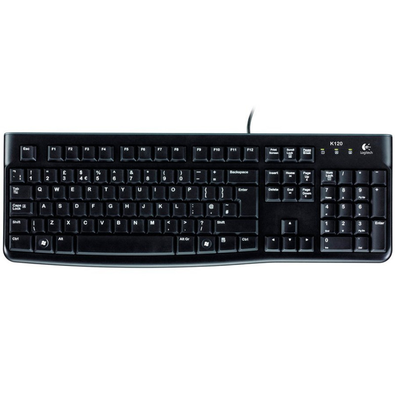 Logitech K120 920-002487 USB klávesnica, estónske rozloženie