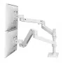 Ergotron LX Pro montážna súprava pre monitory (dvojité kĺbové rameno), modulárna, pre 2 LCD displeje, plochá C-svorka, biela, do 24"