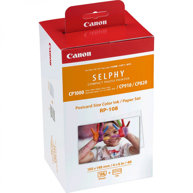 Canon RP-108 farebný atrament a fotopapier, 100 x 148 mm (8568B001AA)
