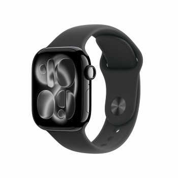 Apple Watch Series 11 inteligentné hodinky 5G, hliníkové puzdro 42 mm, S/M, čierne, MF834QL/A