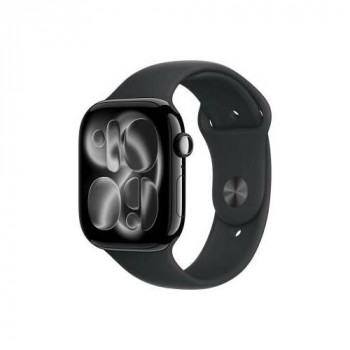 Apple Watch Series 11 inteligentné hodinky 5G, hliníkové puzdro 46 mm, S/M, čierne, MFC24QL/A