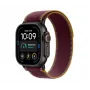 Apple Watch Ultra 4 inteligentné hodinky, GPS + Cellular, 49 mm, čierna, Trail Loop bordová, M/L