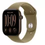 Apple Watch Series 12 GPS inteligentné hodinky, 46 mm, tmavobronzové hliníkové puzdro, olivový športový remienok M/L