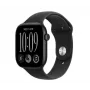 Apple Watch Series 12 GPS + Cellular inteligentné hodinky, 42 mm, čierne hliníkové puzdro, čierny športový remienok S/M