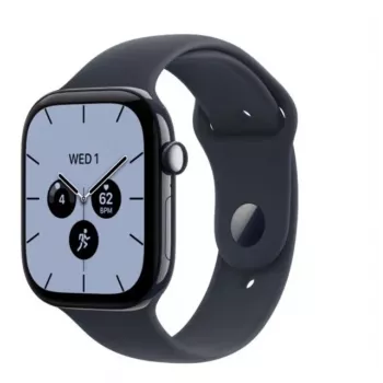 Apple Watch Series 12 inteligentné hodinky, GPS + Cellular, 42 mm, keramické puzdro v nočnej modrej, námornícky modrý športový remienok M/L