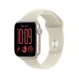 Apple Watch SE 3 inteligentné hodinky, GPS + Cellular, 44 mm, hliníkové puzdro v hviezdnej bielej, piesočný športový remienok S/M