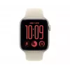 Apple Watch SE 3 inteligentné hodinky, GPS + Cellular, 44 mm, hliníkové puzdro v hviezdnej bielej, piesočný športový remienok S/M