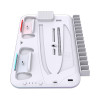 White Shark KIMURA PRO PS5 chladiaca podložka s 2 nabíjacími stanicami, biela