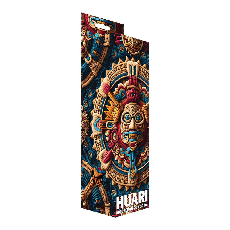 Sbox HUARI XL MP-05 podložka pod myš, 700x300 mm, čierna s potlačou