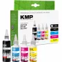 Atramentové kazety KMP pre Brother LC426XLMP, čierna, azúrová, purpurová, žltá, kompatibilné (4 ks)