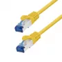 LogiLink CP4017S prepojovací kábel Cat.6A CCA S/FTP LSZH, 0,25 m, žltý, EconLine