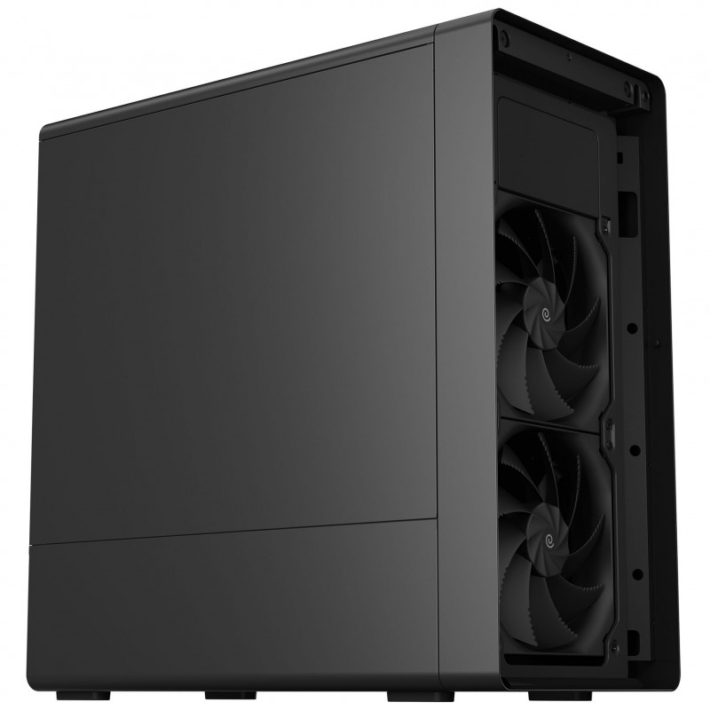 HAVN BF 360 Flow Solid počítačová skriňa, Midi Tower, E-ATX, čierna
