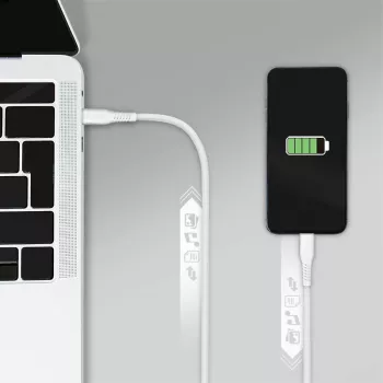 LogiLink CU0244 kábel USB 2.0 USB-C na Micro-USB, 480 Mb/s, 12 W, biely, 2 m