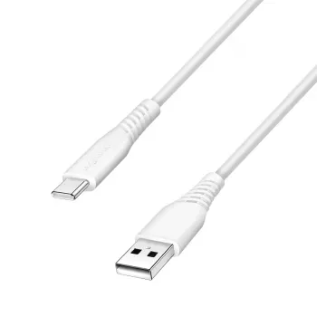 LogiLink CU0254 kábel USB 2.0 USB-C na USB-A, 480 Mb/s, 15 W, biely, 2 m