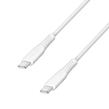 LogiLink CU0263 kábel USB 2.0 USB-C na USB-C, 480 Mb/s, 60 W, biely, 1,5 m