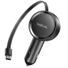 LogiLink PA0400 autonabíjačka USB-C, 1 port, PD 3.0, 30 W, navíjací kábel, 0,8 m