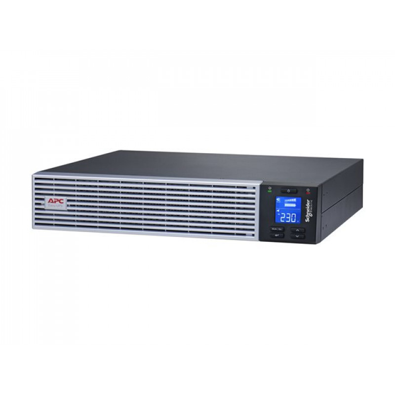 APC Easy UPS On-Line SRVL1KRIRK záložný zdroj UPS, 1000 VA / 900 W, Li-Ion, rack 2U, so sadou líšt