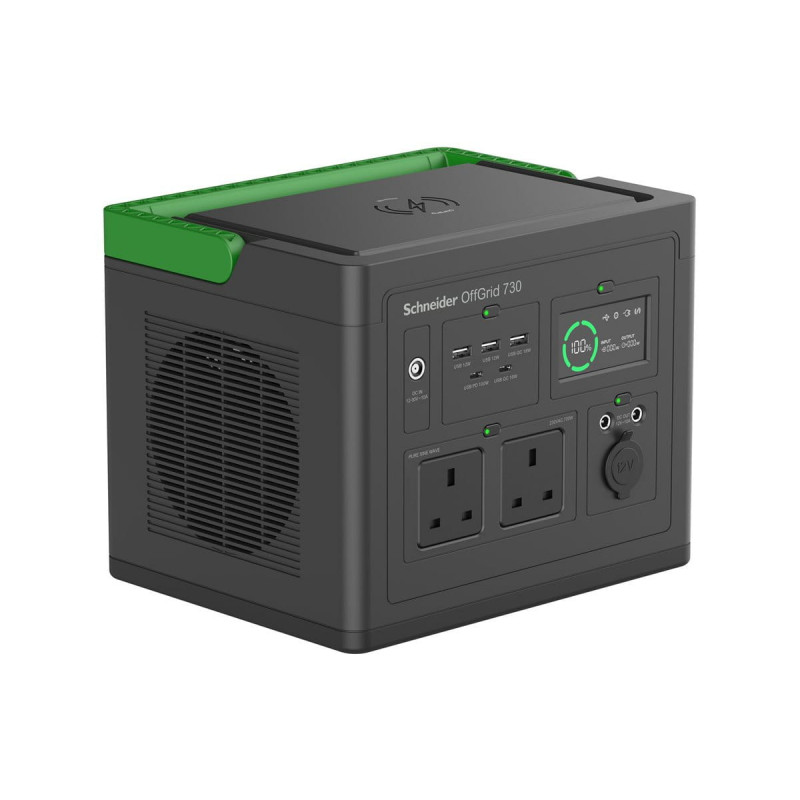 APC Schneider OffGrid 730 PPS730-UK prenosná napájacia stanica, 738 Wh, zásuvky UK