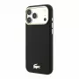 Lacoste Champs Elysees puzdro MagSafe z PU kože pre iPhone 18 Pro Max / 17 Pro Max, zlaté logo, čierno-zlaté
