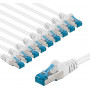 Goobay prepojovací kábel CAT 6A, S/FTP (PiMF), 3 m, 10 ks