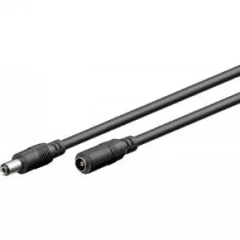 Goobay 71399 predlžovací kábel DC, 3 m, čierny, konektory DC 5,5 x 2,1 mm
