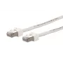 Metz Connect Ultraflex500 VoIP prepojovací kábel S/FTP Cat.6, biely, 10,0 m