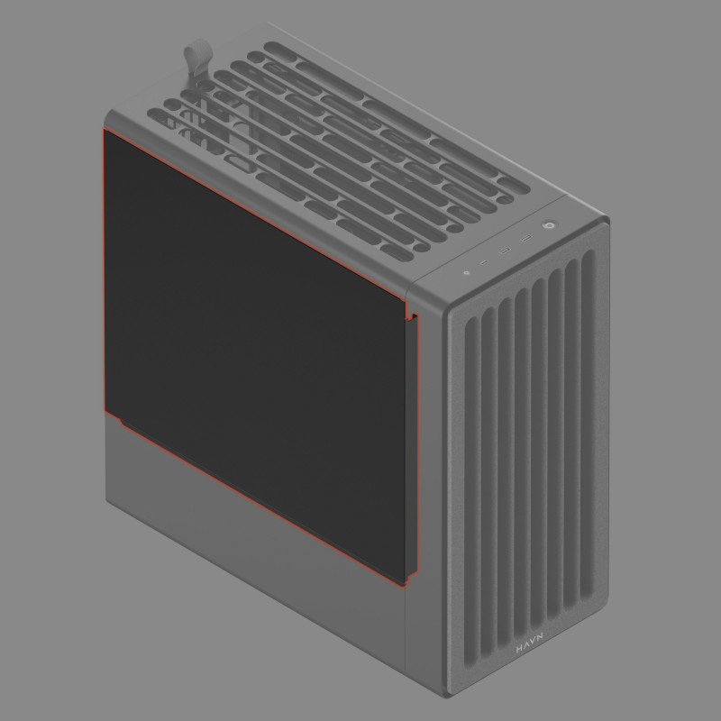 HAVN BF 360 plný bočný panel, čierny