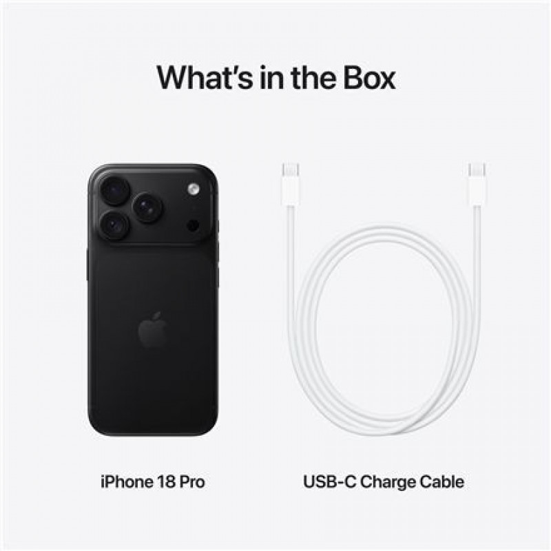 Apple iPhone 18 Pro smartfón, 256 GB, JP eSIM, čierny