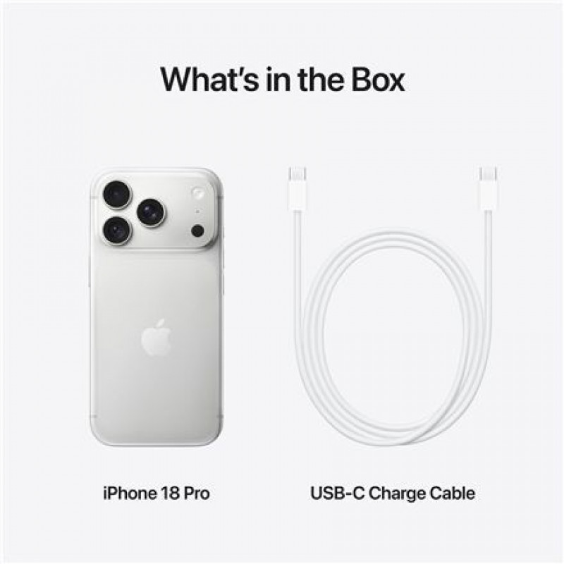 Apple iPhone 18 Pro smartfón, 256 GB, JP eSIM, strieborný