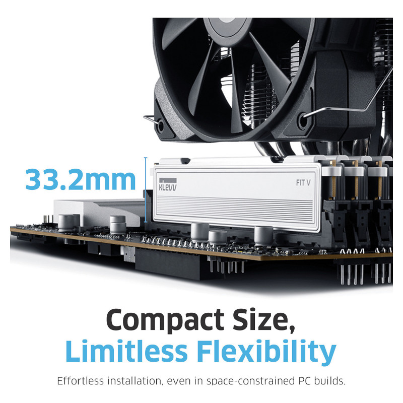 Klevv FIT V KD5AGU880-60A300F pamäťová sada DDR5, 32 GB (2 x 16 GB), DDR5-6000, CL30