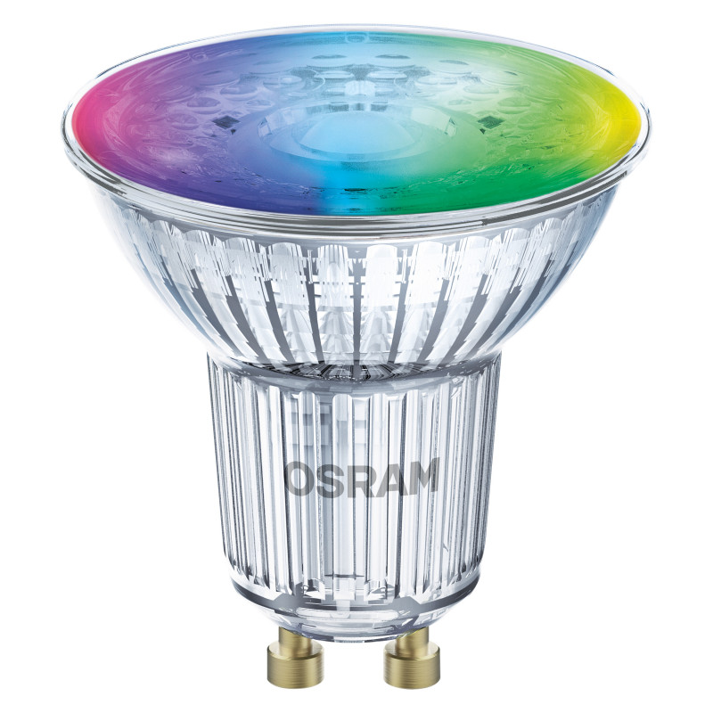 Osram SMART+ MATTER Multicolor Spot PAR16 50 inteligentná bodová žiarovka, 45°, GU10, 4,7 W, RGBW, Wi-Fi