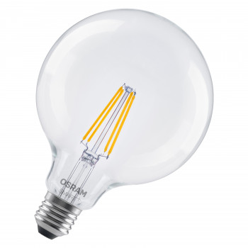 Osram SMART+ MATTER Filament Dimmable Classic Globe 827 inteligentná žiarovka s vláknom, E27, 6 W, teplá biela, Wi-Fi
