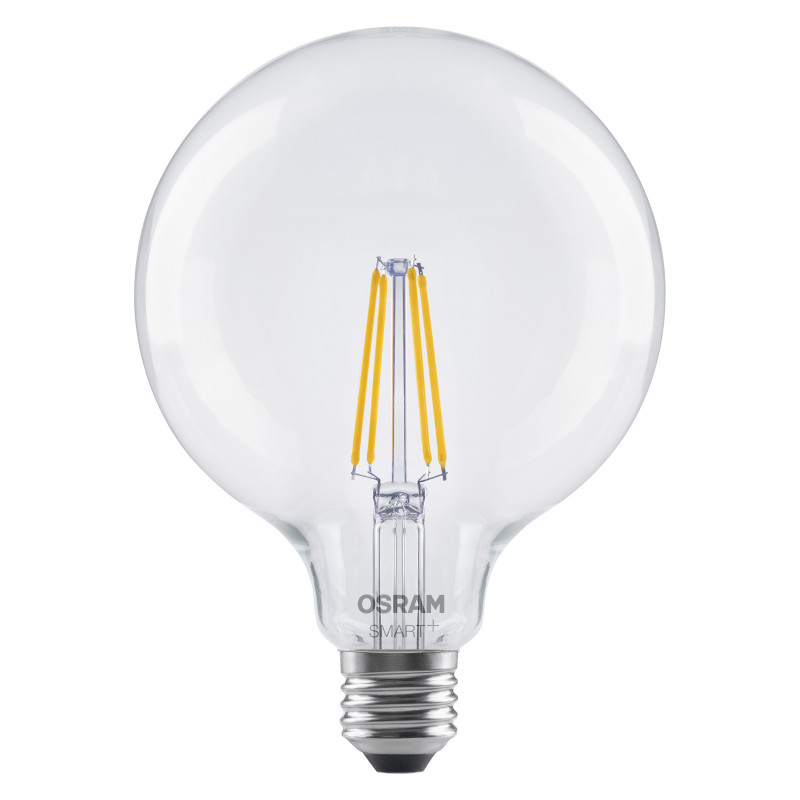 Osram SMART+ MATTER Filament Dimmable Classic Globe 827 inteligentná žiarovka s vláknom, E27, 6 W, teplá biela, Wi-Fi
