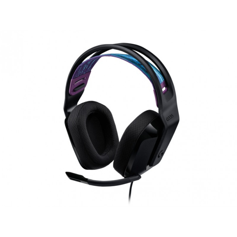 Logitech G335 drôtový herný headset, jack 3,5 mm, čierny