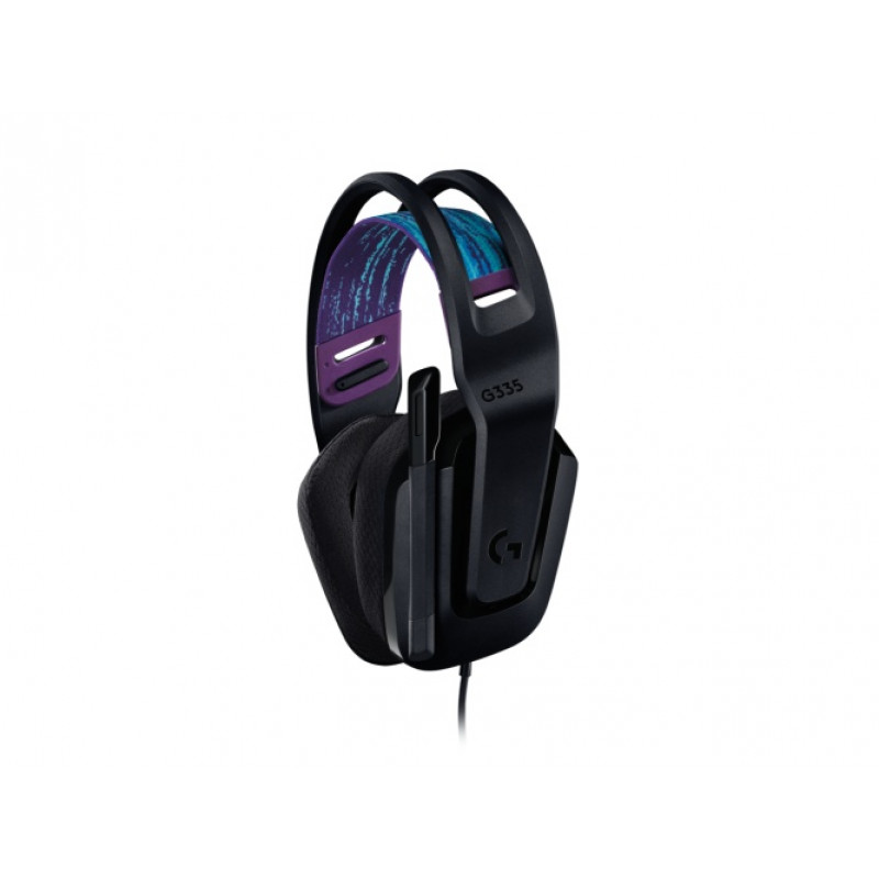 Logitech G335 drôtový herný headset, jack 3,5 mm, čierny