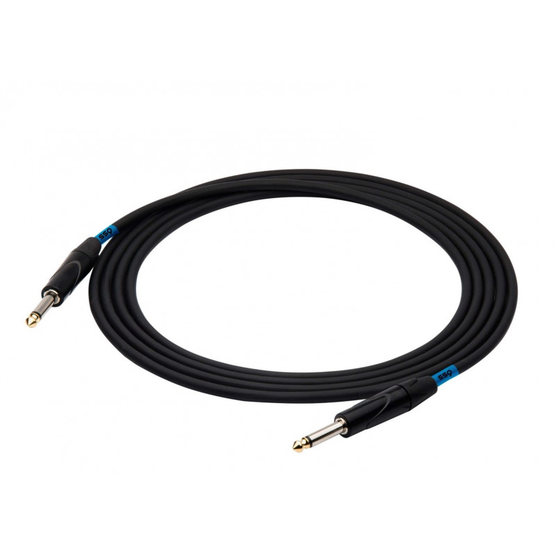SSQ JMPJMP6 SS-1450 kábel jack mono – jack mono, 6 m, čierny