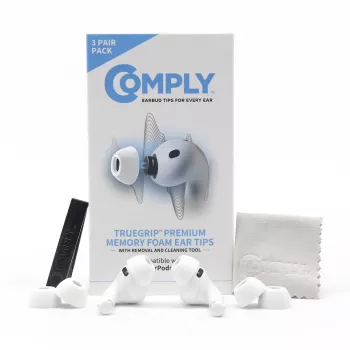 Comply ušné násadky pre Apple AirPods Pro 3, biele, veľkosť L
