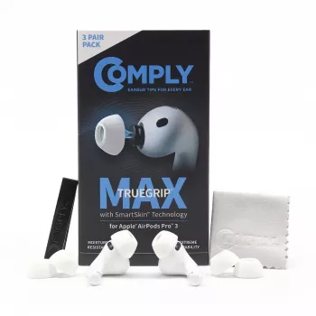 Comply MAX ušné násadky pre Apple AirPods Pro 3, biele, veľkosť L