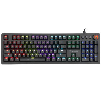 Marvo KG917 mechanická herná klávesnica, rozloženie US, RGB, spínače Jixian Blue, USB, čierna