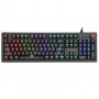Marvo KG917 mechanická herná klávesnica, rozloženie US, RGB, spínače Jixian Blue, USB, čierna