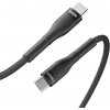 Veger CC03 kábel USB-C na USB-C, PD 48 V 5 A 240 W, 1,5 m, čierny