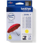 Brother LC-225XLY atramentová kazeta, žltá, 10 ml, vysoká kapacita