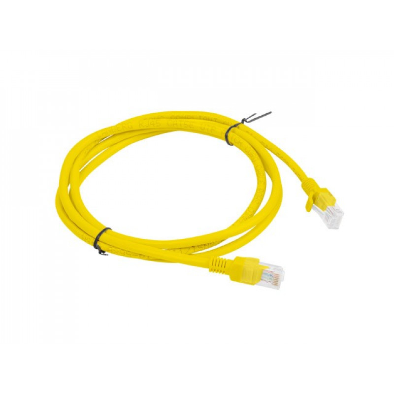 Lanberg PCU6-10CC-0150-Y prepojovací kábel RJ45 Cat.6 UTP, 1,5 m, žltý