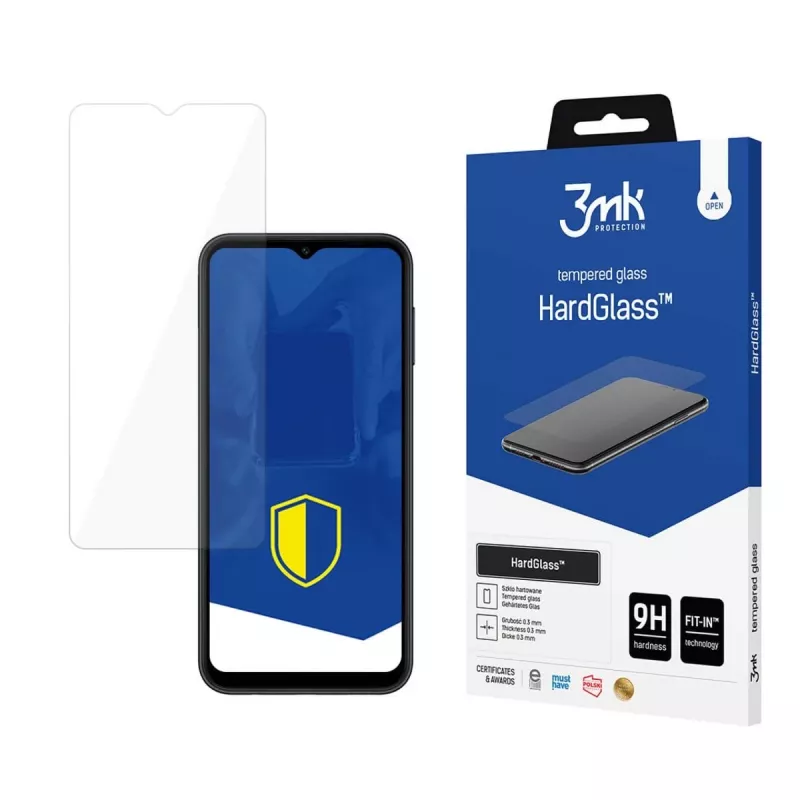 3mk HardGlass ochrana displeja na Samsung Galaxy A14 4G/5G, čierna