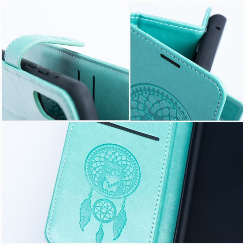OEM flip puzdro Mezzo Book pre Samsung S20 FE / S20 FE 5G, vzor lapač snov, zelené