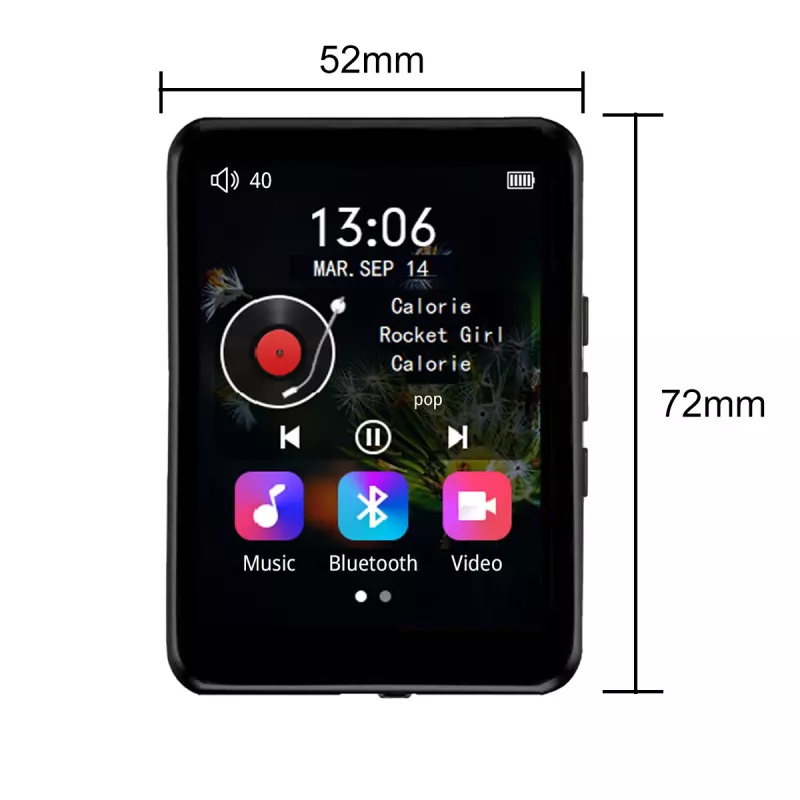 Zenwire Vibe P1 prenosný prehrávač MP3/MP4