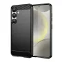 iLike Carbon Case flexibilné silikónové puzdro pre Xiaomi Poco F7 Pro, čierne