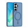 iLike Mag Matt puzdro pre Samsung Galaxy A16 4G / A16 5G / A17 4G / A17 5G s veľkým výrezom pre fotoaparát, tmavomodré